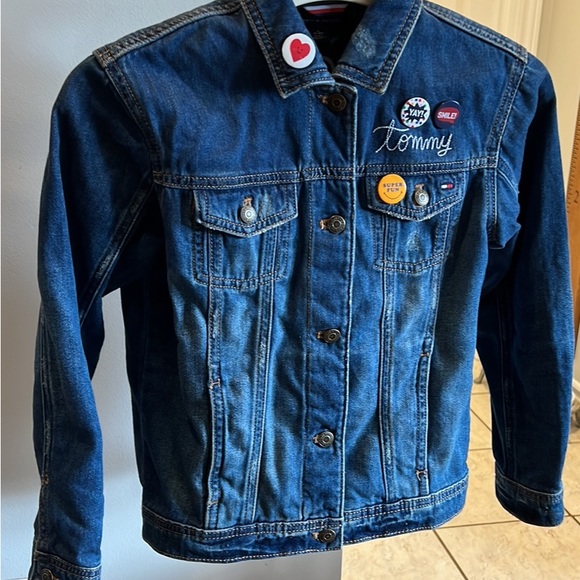 Girls Tommy Hilfiger Denim Jacket - Picture 1 of 3